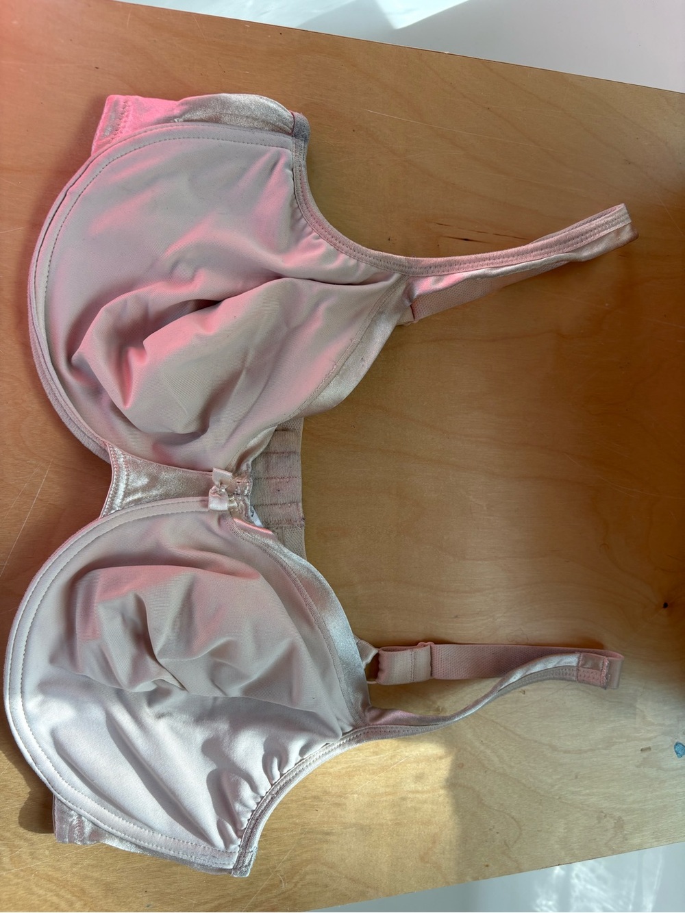 Breezies Beige Tan Nude Minimizer Bra 44D Underwire